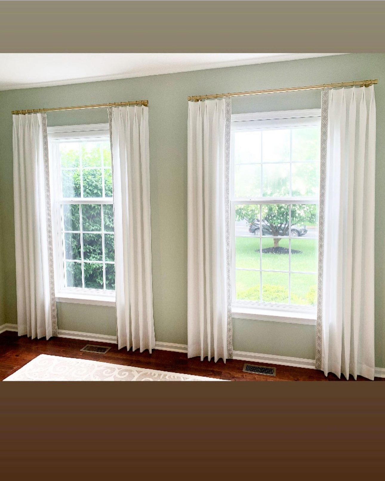Panels with trim